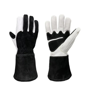 ถุงมือเชื่อมแบบยาวพิเศษ คุณภาพดีที่สุด ป้องกันความร้อน ขายส่ง ราคาถูก จัดส่งจำนวนมาก - Product Image 1