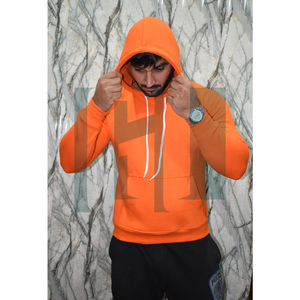 Sudadera con Capucha para Hombre, Nueva Moda 2026, Informal, 100% Poliéster, Forro de Algodón, Hombros Caídos, Talla Grande - Product Image 1