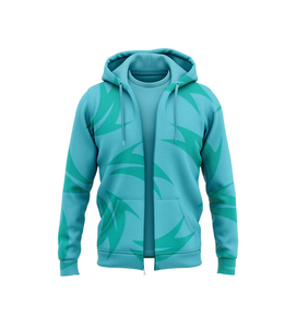 Nueva Sudadera con Capucha Personalizada para Hombre, Estilo Vintage, Sublimada, con Cierre Completo, Impresión Personalizada, Cremallera de Alta Calidad, Colores Personalizables - Product Image 3