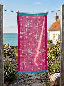 Toalla de Playa Tipo Sarong, 100% Algodón, Tejido Jacquard con Estampado Animal, Transpirable, Tamaño Grande, Alta Calidad, Ecológica - Product Image 4