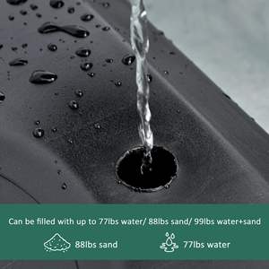 Cavalletto da basket regolabile da 5,1 piedi e 6,9 piedi con ruote da 33 pollici per bambini e ragazzi attrezzature per campi da esterno - Product Image 5