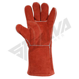 Guantes de Trabajo de Cuero, de Seguridad, de Piel de Vaca, con Doble Palma de Cuero, para Construcción, Jardinería, Conducción, Trabajo Pesado, para Hombres y Mujeres - Product Image 2