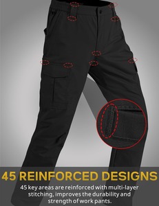Industrial Utility <b>Work</b> <b>Pants</b> Reinforced Stitching Durable <b>Cargo</b> Workwear Supplier - Product Image 2