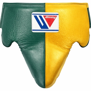 อุปกรณ์ป้องกันอวัยวะเพศชายสำหรับการฝึกซ้อมมวยหนังแท้ Winning Leather Boxing Groin Guard Pro - Product Image 4