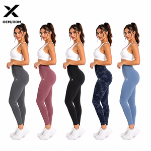 X Sports City Women's Scrunch Butt & Booty Lifting <b>Leggings</b> High Waist Ankle-Length Yoga Pants With Pockets Breathable Knitted - Product Image 3