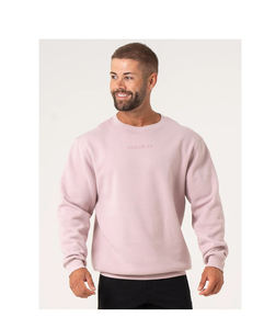 Sweat à capuche rose personnalisé pour homme, coupe oversize, imprimé numérique, effet vieilli, délavé à l'acide, style vintage - Product Image 1