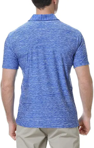 Nouveaux polos personnalisés 100% polyester pour hommes, logo personnalisé, conçus pour le confort, la durabilité et un style professionnel - Product Image 3