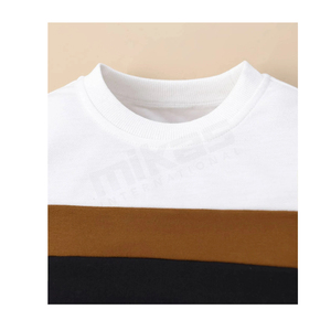 Ventes chaudes, survêtement en molleton contrasté de haute qualité pour filles, ensemble de survêtement sportif pour enfants et bébés - Product Image 4