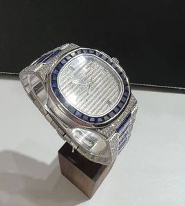 Reloj Mecánico Unisex de Lujo de Acero Inoxidable con Esfera de Cristal de Zafiro, Alarma GPS, Caja Cuadrada de Alta Calidad - Product Image 6