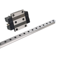 Pièces de machines à roulements de haute précision de marque PYG, guides linéaires de type rouleau silencieux à charge lourde PQRW45-HC, rail S55C