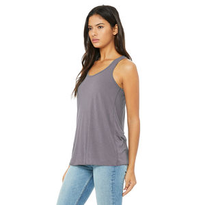 Débardeur de sport décontracté pour femme, coupe ajustée, couleur unie, respirant, avec logo personnalisé, vente en gros, prix usine, vêtements de sport - Product Image 5