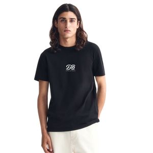 เสื้อยืดผู้ชายทรงสลิมฟิต ผ้าคอตตอนผสม ใส่สบาย คอกลม เรียบง่าย แฟชั่น สำหรับเล่นกีฬาและสวมใส่ลำลอง ขายส่งจากโรงงาน - Product Image 1