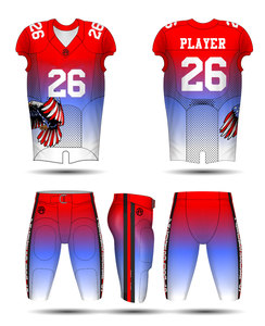 Ropa de calle personalizada, camiseta de fútbol de corte cuadrado recortada americana, camiseta de fútbol de malla para hombre, camiseta de fútbol americano - Product Image 1