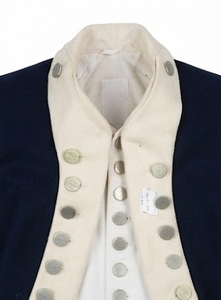 Historical Men's Frock Coat Colonial <b>Tailcoat</b> Button Front Long Jacket Vintage Costume Uniform - Product Image 4