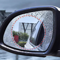 Film universel anti-pluie pour rétroviseur de voiture, anti-buée, anti-éblouissement, protection HD avec revêtement nano, autocollant imperméable pour rétroviseurs automobiles