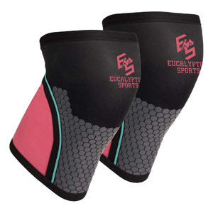 Rodilleras de Compresión Ajustables y Transpirables con Logotipo Personalizado, Rodilleras de Neopreno Rígido de 7 mm de Alta Resistencia para Levantamiento de Pesas, Soporte para Rodilla de Gimnasio, OEM - Product Image 4