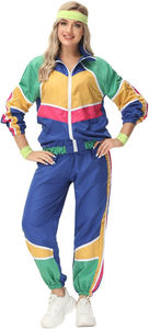 Ensemble de survêtement unisexe en polyester sans couture, style moderne, léger, idéal pour la gym, les sports et la course à pied - Product Image 2