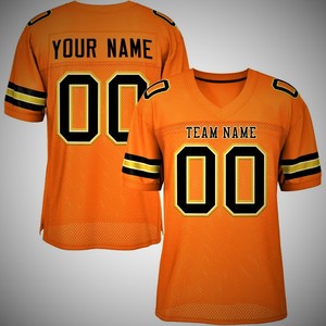 Camiseta de Fútbol Personalizada 100% Algodón, Cuello en V, Manga Corta, Malla Deportiva, Transpirable, Secado Rápido, Uniforme de Verano para Equipos - Product Image 3