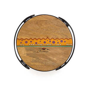 Placa de cargador de madera Rectangular hecha a mano de alta calidad, bandeja de servicio grande y elegante para fiestas, postres, Decoración de mesa elegante - Product Image 3