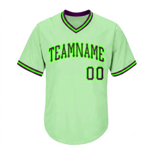 Jersey de Béisbol Clásico a Rayas Más Vendido, Jersey de Béisbol Transpirable con Botones para Equipos, Ropa de Entrenamiento - Product Image 2