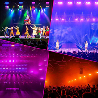 Barra de Luces Estroboscópicas LED de Alta Luminosidad 8+8 con Estuche de Transporte para 10 Piezas, Luces Estroboscópicas DMX512 para DJ, Conciertos, Clubes y Eventos