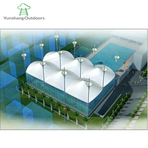 Giá tốt nhất PVC pvdf kiến trúc màng độ bền kéo Lều Roof Kit màng chống thấm nước tại Trung Quốc - Product Image 2