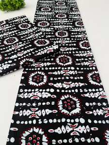 Tissu africain imprimé ciré et coton Ankara du Ghana pour vêtements de filles, artisanat et usage textile - Product Image 2