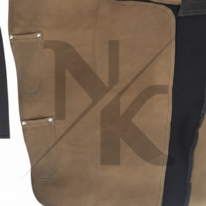 Nuevo delantal de cuero genuino de primera calidad, moderno y de lujo, para herrador, duradero, con 4 bolsillos para cuchillos, para uso médico, quirúrgico y en el cuidado de animales. - Product Image 5