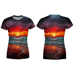 Camisetas de moda con logotipo personalizado para mujer, camisetas ajustadas de sublimación para deportes, gimnasio, 2021 - Product Image 6