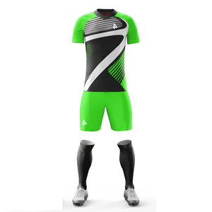 Design All Season Breathable <b>Compression</b> Soccer Wear Suit Jersey with Short Set Football Training Wear Player Uniform Sets - Product Image 2