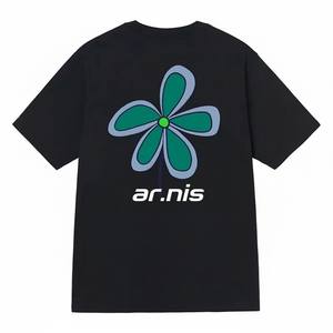 Camisetas Deportivas Casuales Unisex de Algodón 100% de Secado Rápido con Logotipo Bordado Personalizado para Gimnasio - Product Image 1