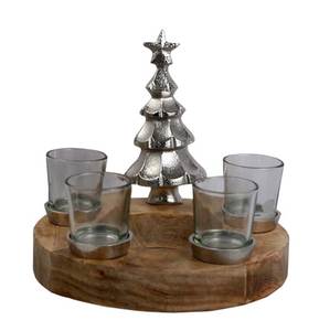 Elegant Handmade Aluminum Christmas Candle Holder Heat Resistant <b>for</b> Dining <b>Tables</b> <b>Fireplace</b> Mantels Shelves Seasonal Events - Product Image 5
