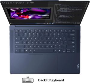 Ordinateur portable Le/novo Yoga Slim 7 14,5 pouces 3K OLED tactile, Qualcomm 12 cœurs, 16 Go de RAM, 512 Go SSD, Snapdragon X Elite (jusqu'à 45 Tops) - Product Image 1