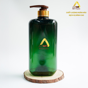 OEM 800ml PET bomba botella reutilizable embalaje de plástico para Gel de ducha champú para el cuidado del cabello de Vietnam fabricante proveedor - Product Image 2