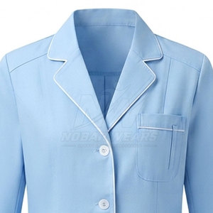 Bata de laboratorio clínica corta para médicos, uniforme médico, diseño profesional, logotipo personalizado, fabricación a granel, venta al por mayor - Product Image 4