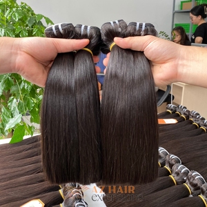 Machine Weft Bone Straight Bundles Thickness 100% Vietnamese Human Hair Extensions Cheapest Price <b>Top</b> Quality - Product Image 5