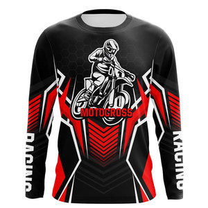 Jersey de Motocross de Manga Larga con Estampado Personalizado de Diferentes Colores, de Alta Calidad para Hombre, Más Vendido, Servicio OEM - Product Image 2