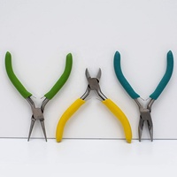 Ensemble de pinces à découper diagonales en acier inoxydable haute performance pour la fabrication de bijoux, 4 pièces/3 pièces