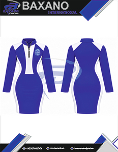ชุดเดรสทรงบอดี้คอนสีน้ำเงินขาวลายบล็อกสีสำหรับผู้หญิง Zeta Phi Beta แขนยาว ซิปครึ่งตัว ไซส์พลัส ทรงเข้ารูป สไตล์ลำลอง - Product Image 6