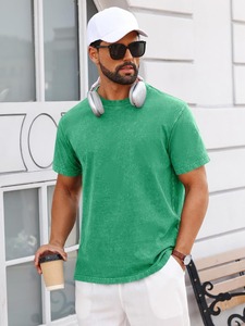 Camiseta Gráfica con Lavado Ácido, Impresión Puff Personalizada, Algodón de Alta Densidad, Estilo Urbano Oversize, Proveedor de Ropa Urbana - Product Image 2