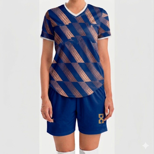 เสื้อฟุตบอลหญิง แขนสั้น ฤดูกาล 2025/26 ลดราคาพิเศษ ผลิตจากโพลีเอสเตอร์ 100% แห้งเร็ว ระบายอากาศดี ชุดสำหรับผู้ใหญ่ มีสินค้าพร้อมส่ง - Product Image 1