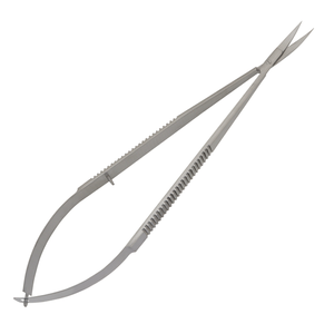 Microtijeras Castroviejo de 18 cm, Curvas, de Acero Inoxidable, Instrumento Quirúrgico de Precisión para Odontología, Oftalmología y Microcirugía - Product Image 2