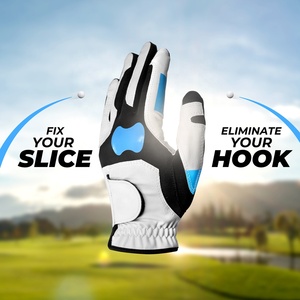 Gants de golf en cuir de mouton blanc de meilleure qualité doigt complet anti-dérapant doux respirant sport en cuir véritable approprié - Product Image 5