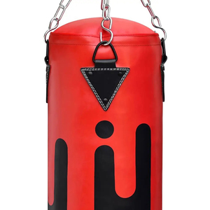 Sac de frappe de boxe en cuir PU de haute qualité avec logo personnalisé, options de remplissage d'eau ou de sable en PVC, service OEM - Product Image 5