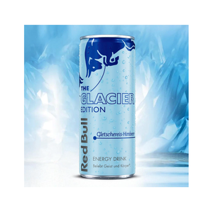 Boisson énergisante authentique Red Bull Glacier Edition Framboise Givrée 24x250ml en canettes, saveur Framboise Glacée, vente en gros - Product Image 1