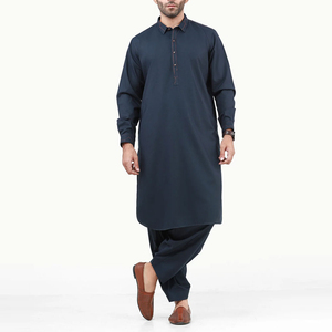 ชุดสัลวาร์ คามีซ ดีไซน์ใหม่ทันสมัย ชุดลำลองสำหรับผู้ชาย ชุดคามีซ 2 ชิ้น พร้อมกางเกงชัลวาร์จีบระบายสำหรับผู้ชาย - Product Image 1