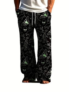 Pantalon de jogging en polaire pour homme, chaud et décontracté, idéal pour l'hiver, avec logo personnalisé, fournisseur en gros - Product Image 1