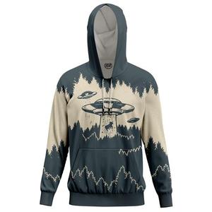 Sweat-shirt à capuche personnalisé pour homme, imprimé dinosaure de dessin animé, sublimation, tricoté en polyester, streetwear printemps - Product Image 3