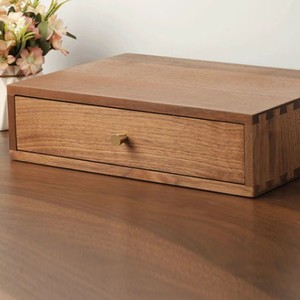 Caja de Madera de Nogal para Cuentas de Oración al por Mayor |   Organizador de Cajones Hecho a Mano en India - Product Image 1