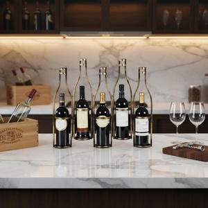 Estante para vinos de diseño, estante creativo para vinos, estante innovador para vinos, estante multifuncional para vinos - Product Image 5